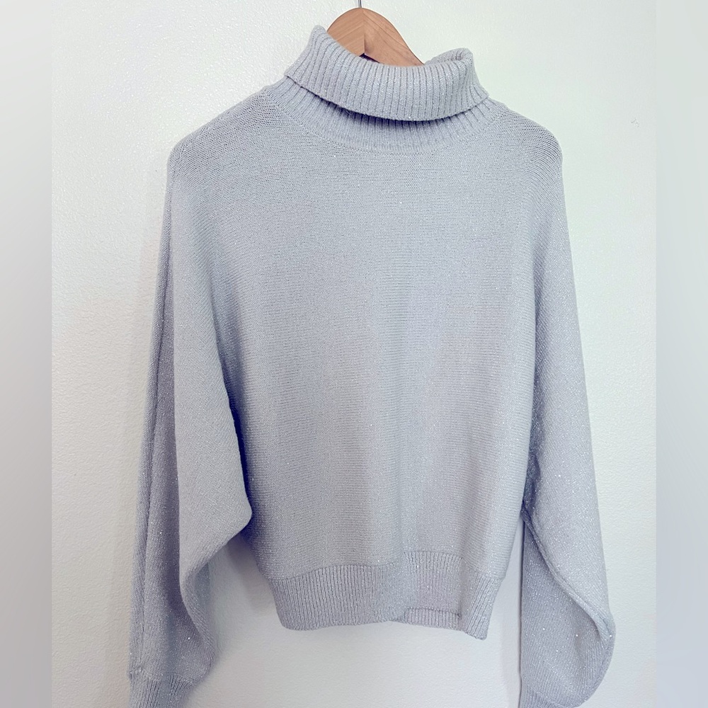 Express Gray Women's Crew Neck Sweater